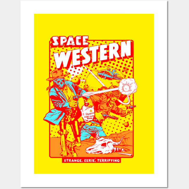 Space Western #1 Wall Art by Lithium Ryan Battery